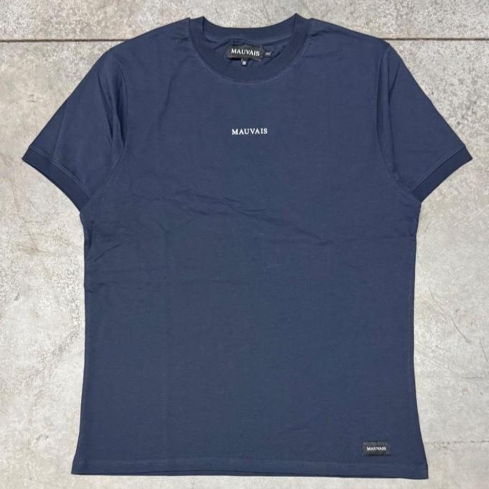 Mauvais Men's Logo T Shirt Navy Sz XXL